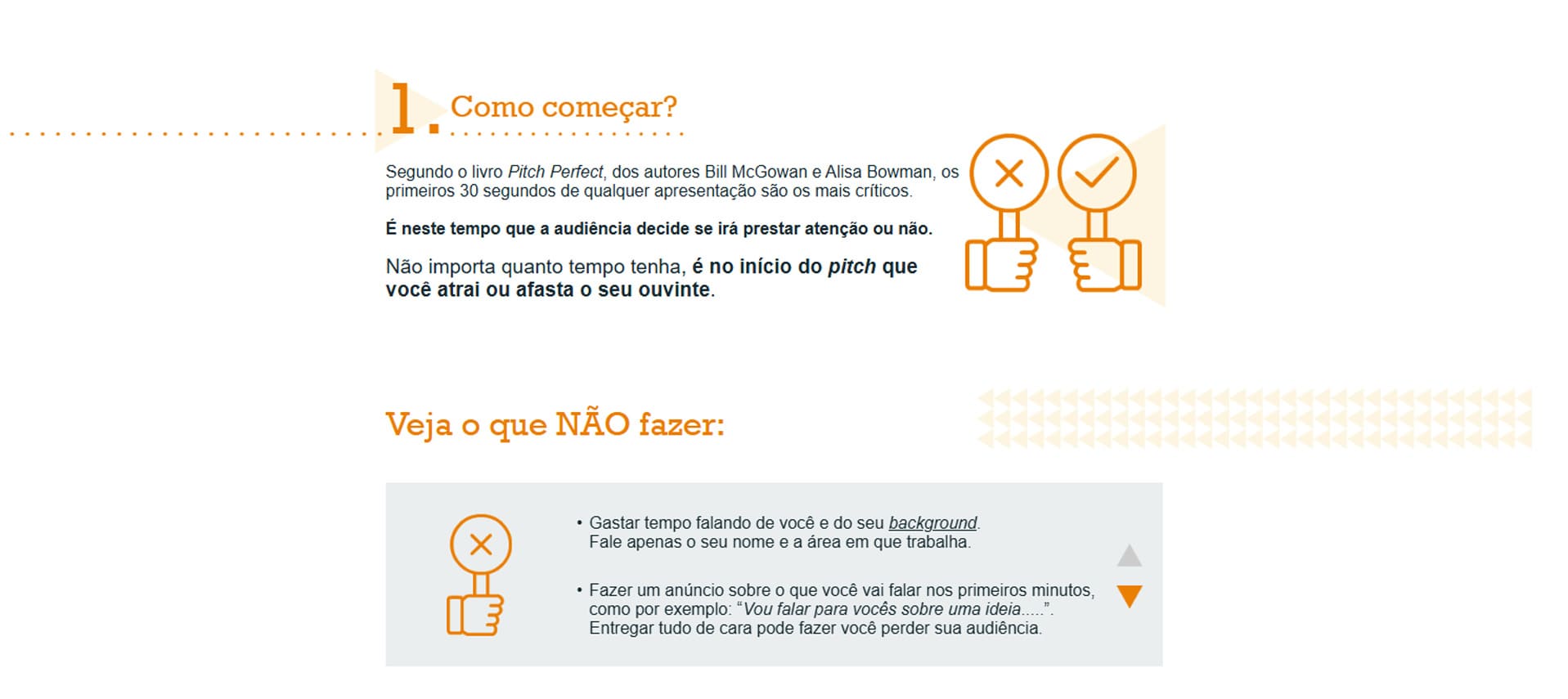 treinamento corporativo sobre Pitch